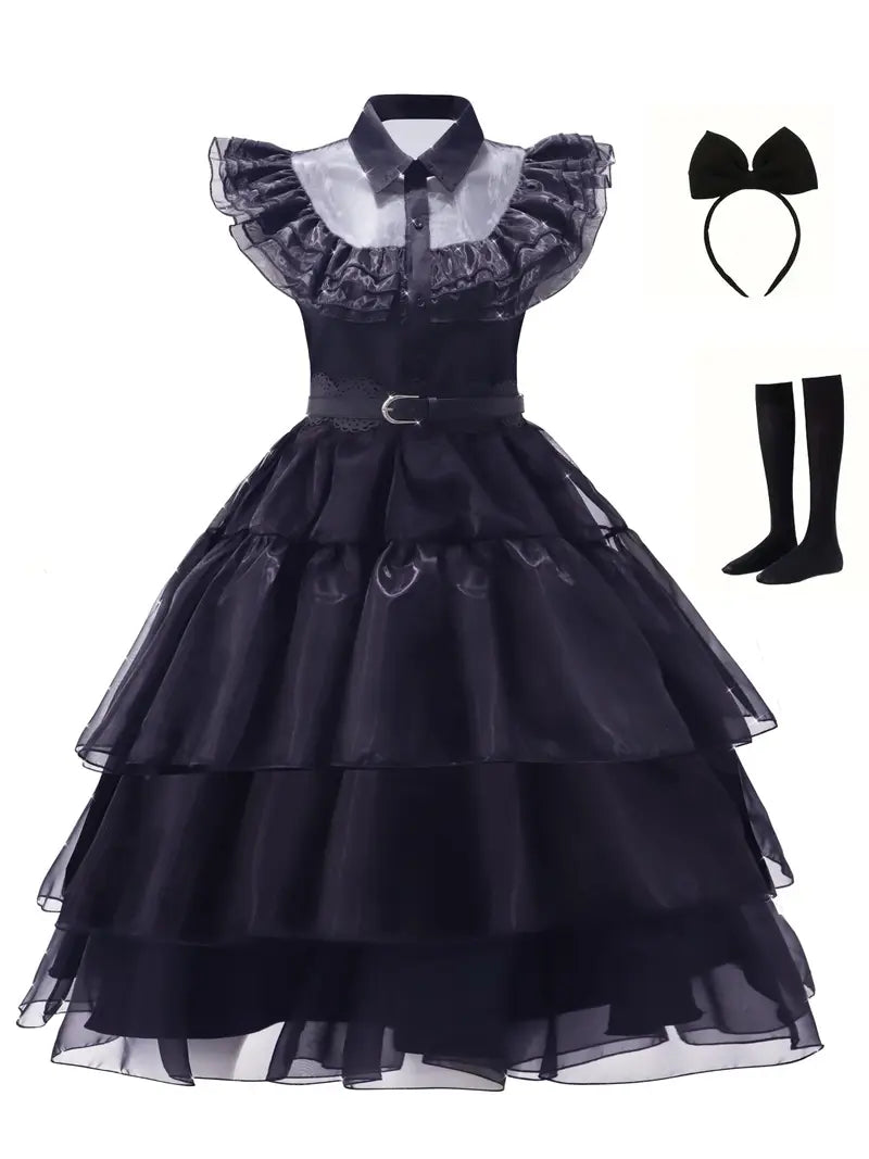 Women's Birthday Party Long Dress Cosplay Costume Halloween Party Ball Gown