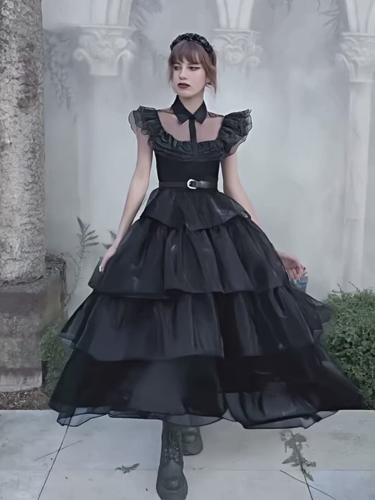 Women's Birthday Party Long Dress Cosplay Costume Halloween Party Ball Gown