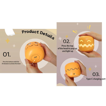 Halloween pumpkin shaped night light